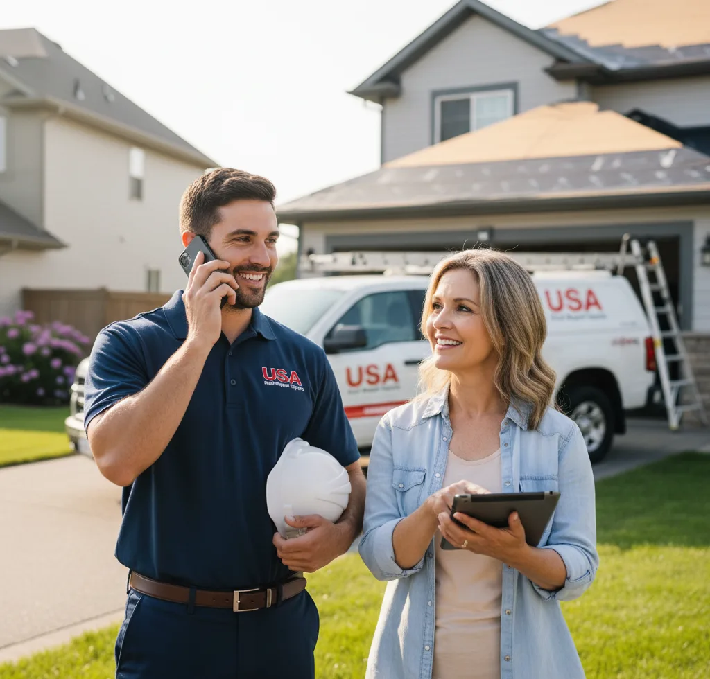 USA Roof Repair Experts customer support in Garberville